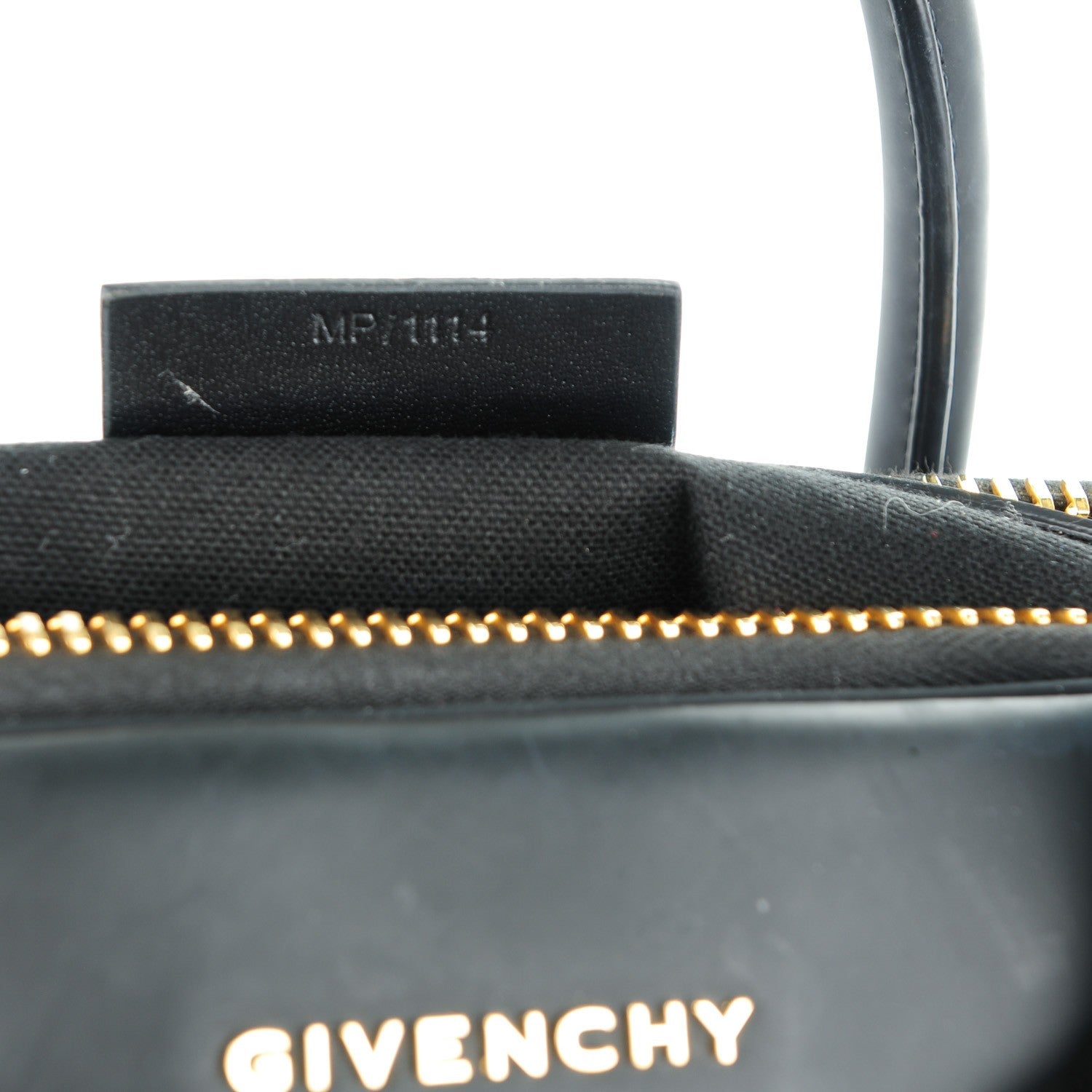 Givenchy Rubber Effect Calfskin Medium Antigona Black 8 of 8
