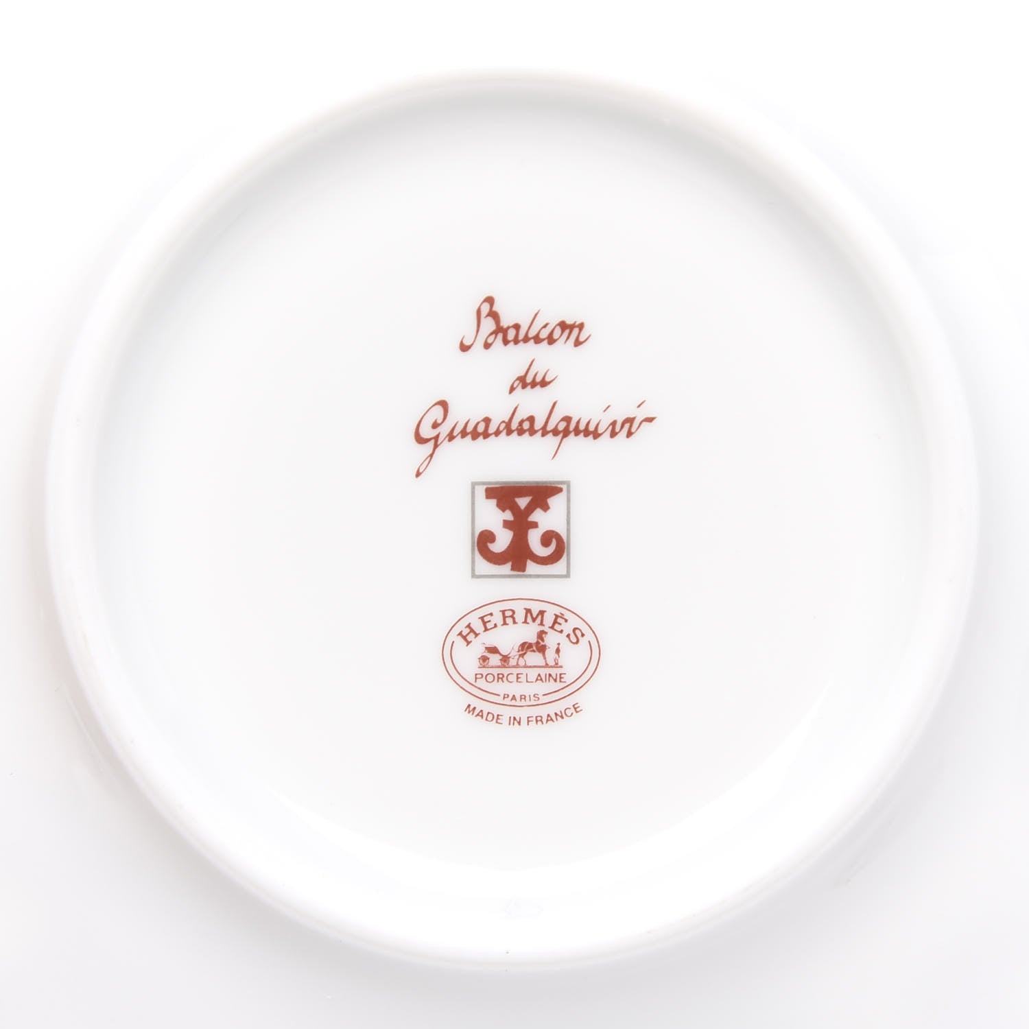 Hermes Porcelain Balcon du Guadalquivir Tea Cup and Saucer Set of 2 6 of 7