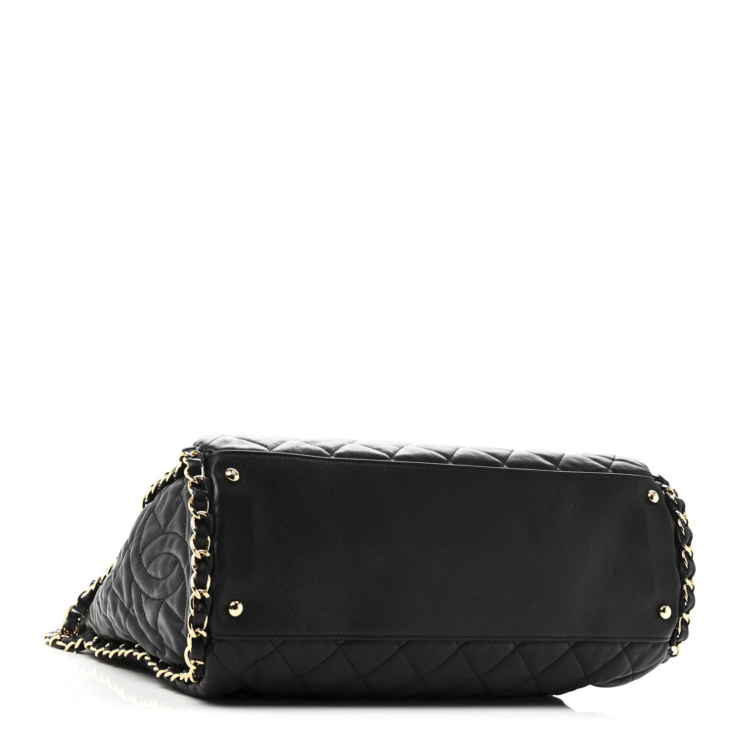 Chanel Calfskin Quilted Large Chain Me Hobo Black 4 of 10