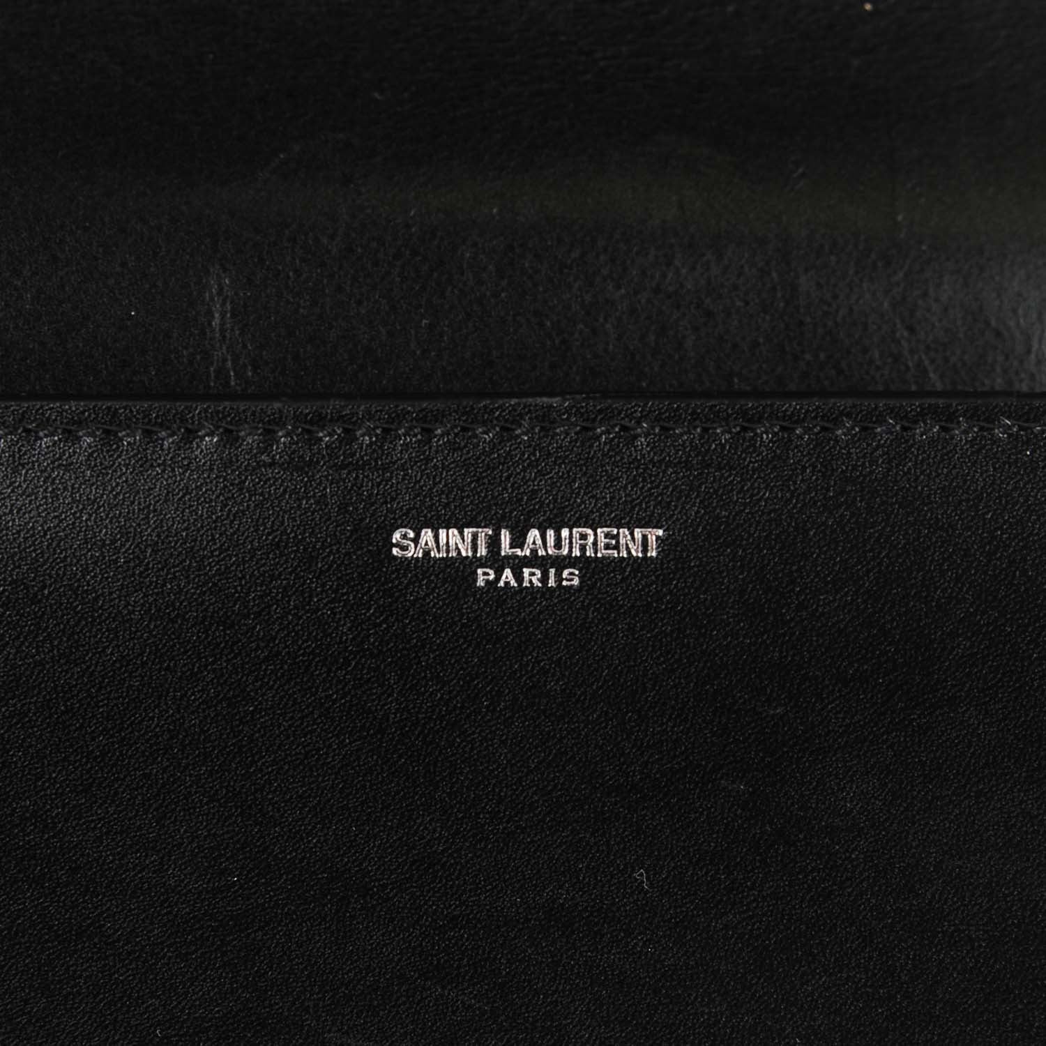 Saint Laurent Calfskin Classic Medium Betty Black 7 of 9
