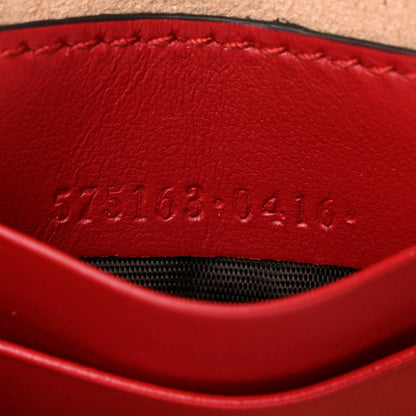 Gucci Calfskin Matelasse Mini GG Marmont 2.0 Bucket Bag Hibiscus Red 7 of 11