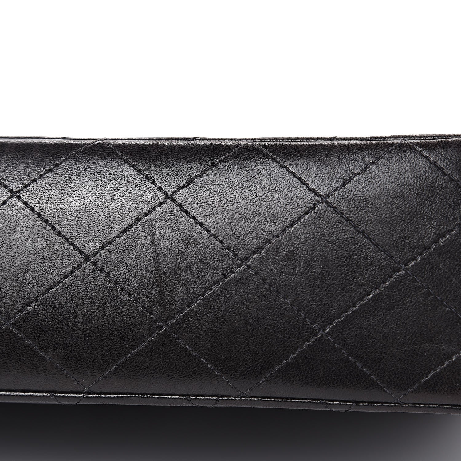 Chanel Lambskin Quilted Medium Double Flap Black 15 of 20