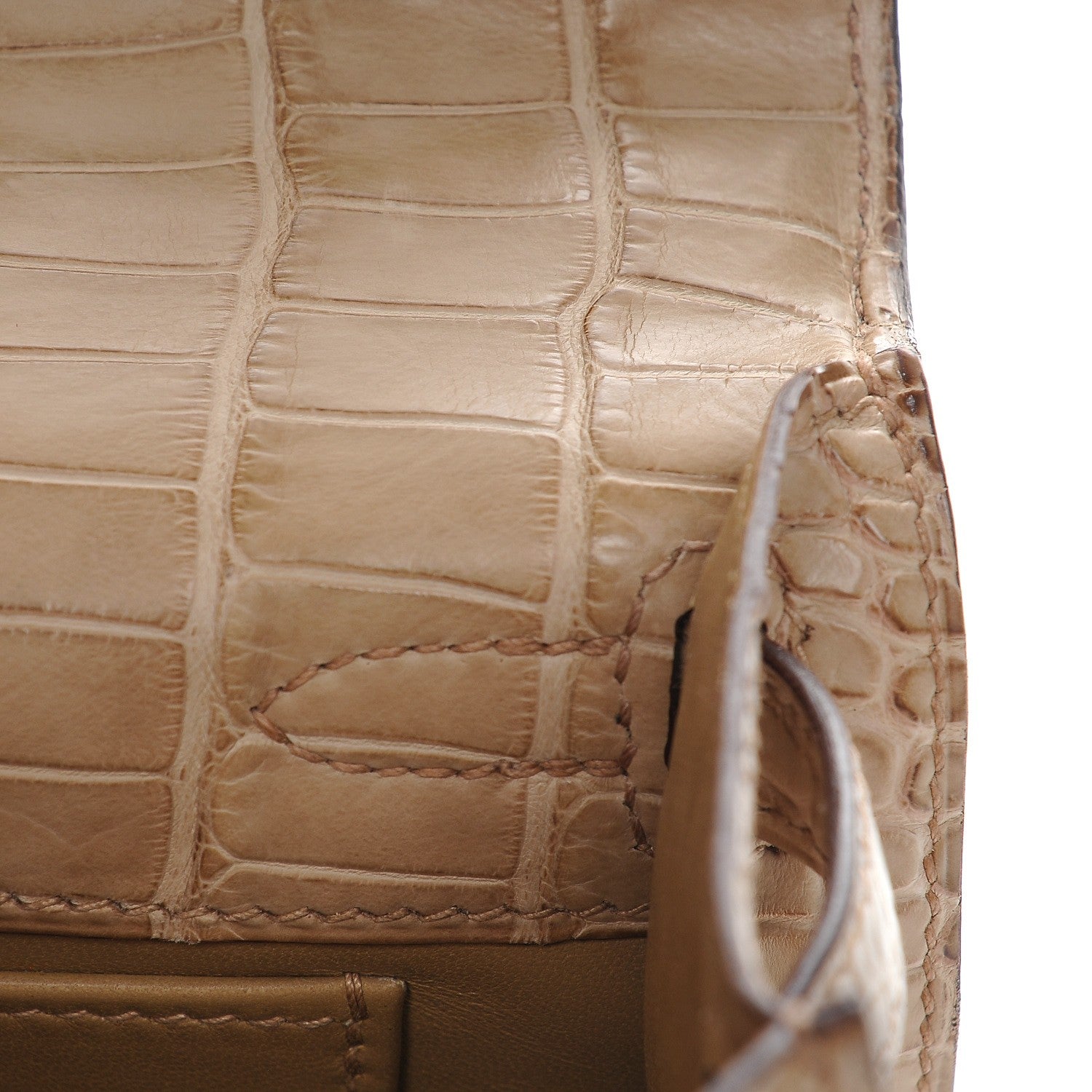 Hermes Matte Alligator Kelly Pochette Poussiere 18 of 23