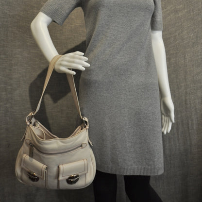 Marc Jacobs Leather Sophia Hobo Ivory 2 of 9