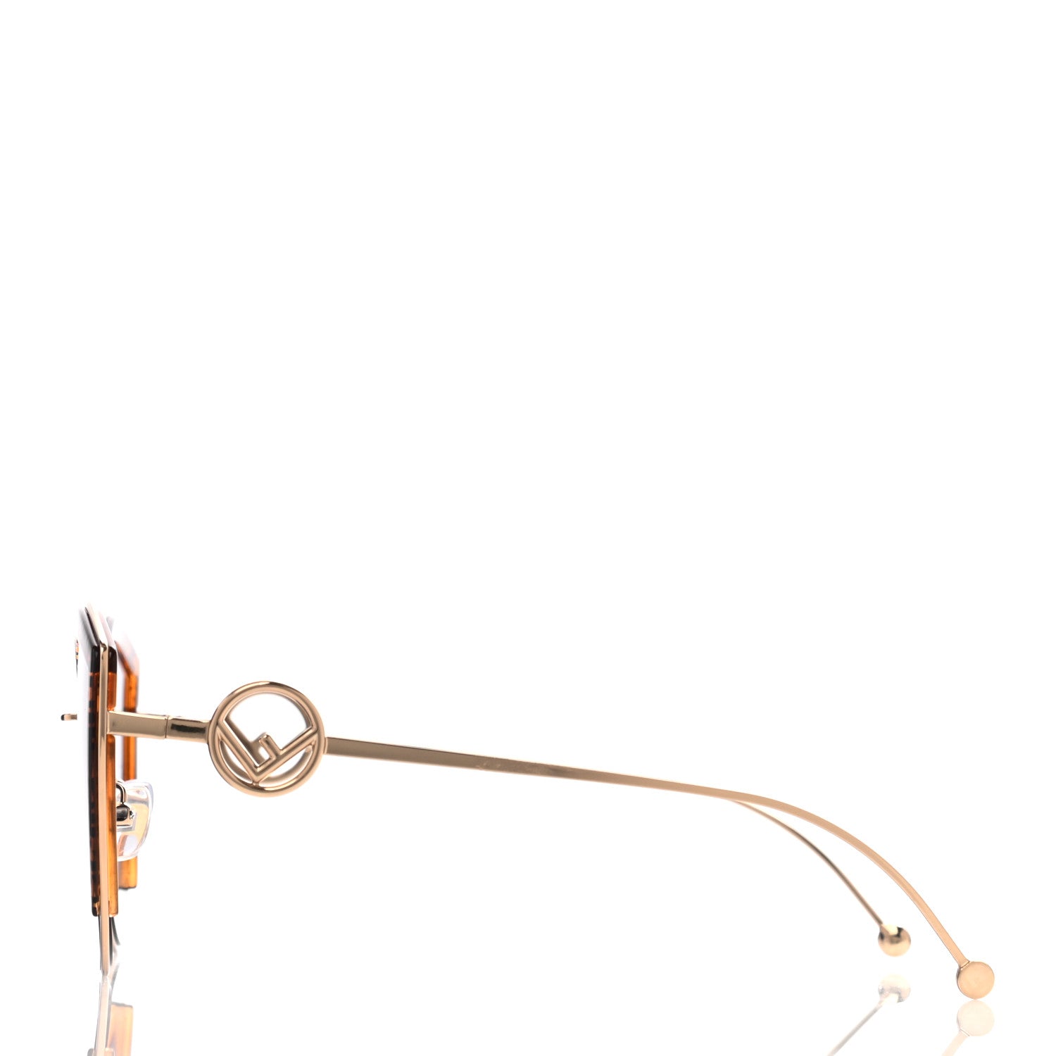 Fendi Metal Acetate F is Fendi FF Cat Eye Sunglasses FF 0290/S Blue Havana 3 of 7
