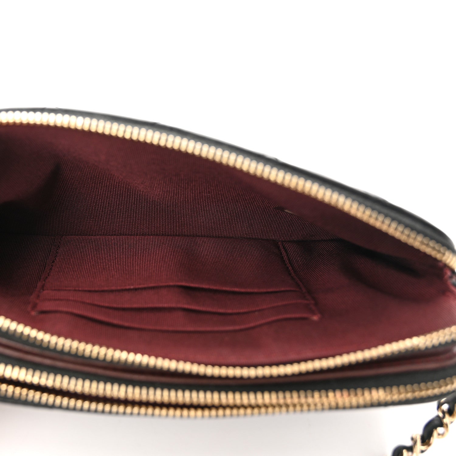 Chanel Lambskin Quilted Small Clutch With Chain Black 5 of 13