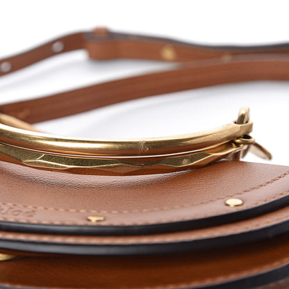 Chloe Calfskin Small Nile Bracelet Minaudiere Bag Caramel 10 of 13