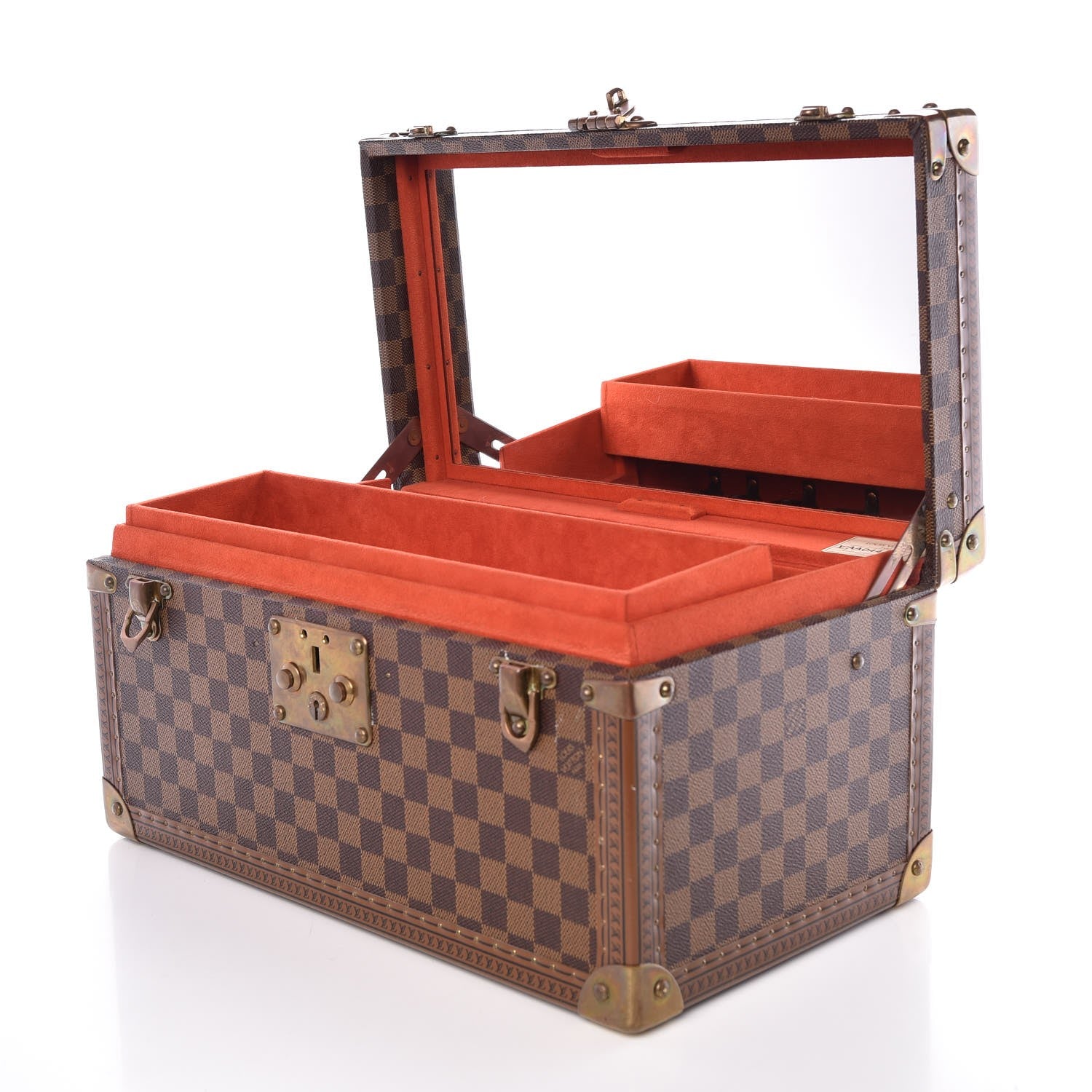 Louis Vuitton Damier Ebene Boite Bouteilles et Glace Beauty Train Case 22 of 22