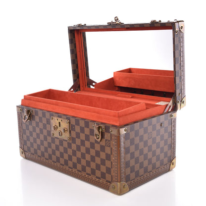 Louis Vuitton Damier Ebene Boite Bouteilles et Glace Beauty Train Case 22 of 22