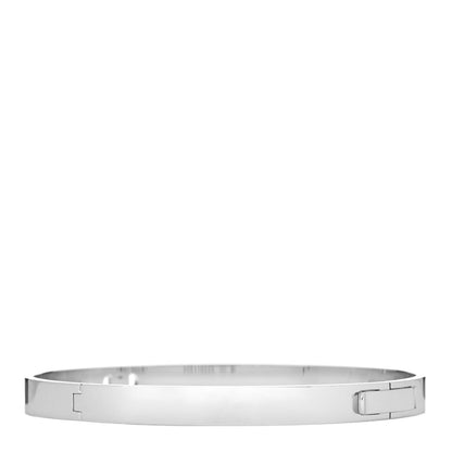 Hermes 18K White Gold Diamond PM H D'Ancre Bracelet ST 2 of 4