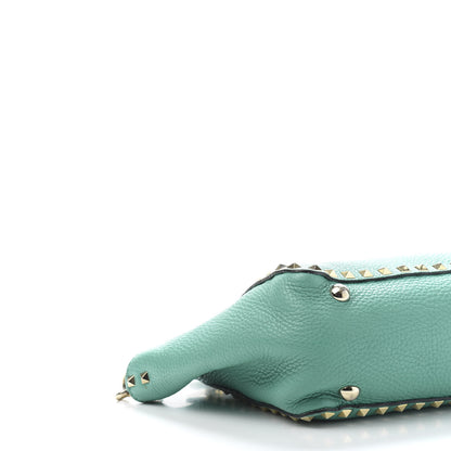 Valentino Garavani Grained Calfskin Small Rockstud Tote Colibri 8 of 12