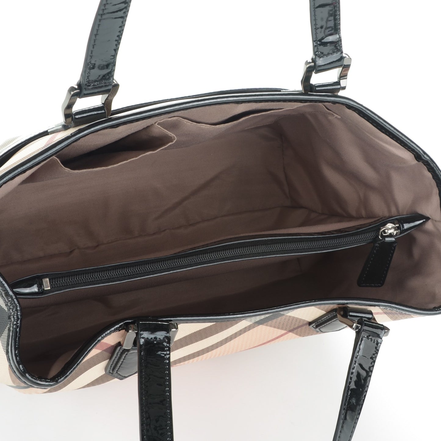 Nova Check Medium Tote Black