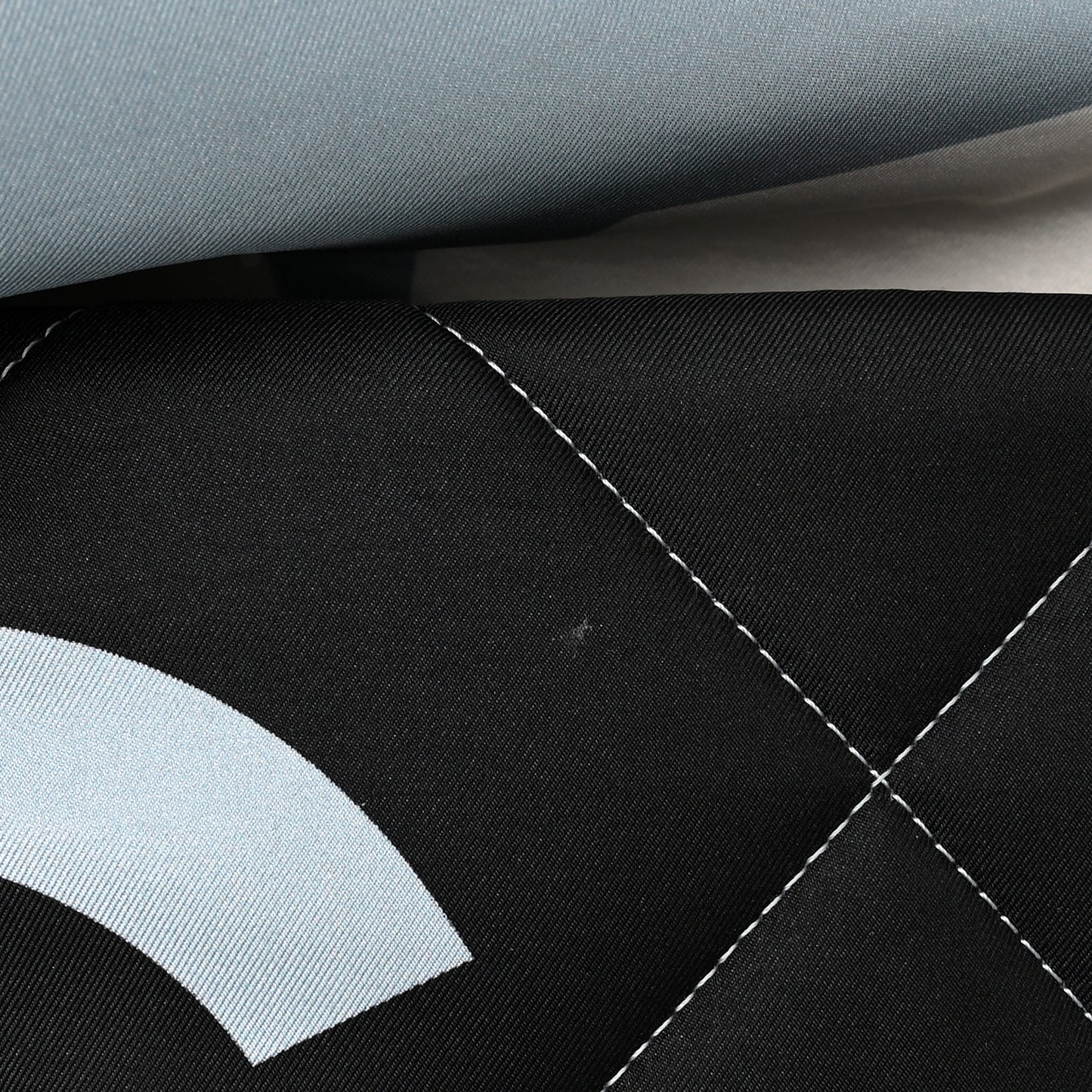 Silk Maxi Scarf Chanel 19 Flap Black Blue White