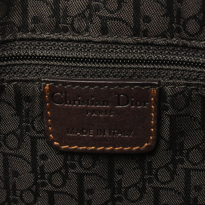 Christian Dior Calfskin Large Gaucho Double Saddle Bag Brown 6 of 15