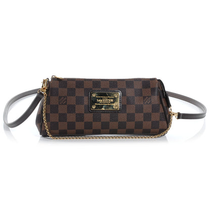 Louis Vuitton Damier Ebene Eva Clutch 1 of 8