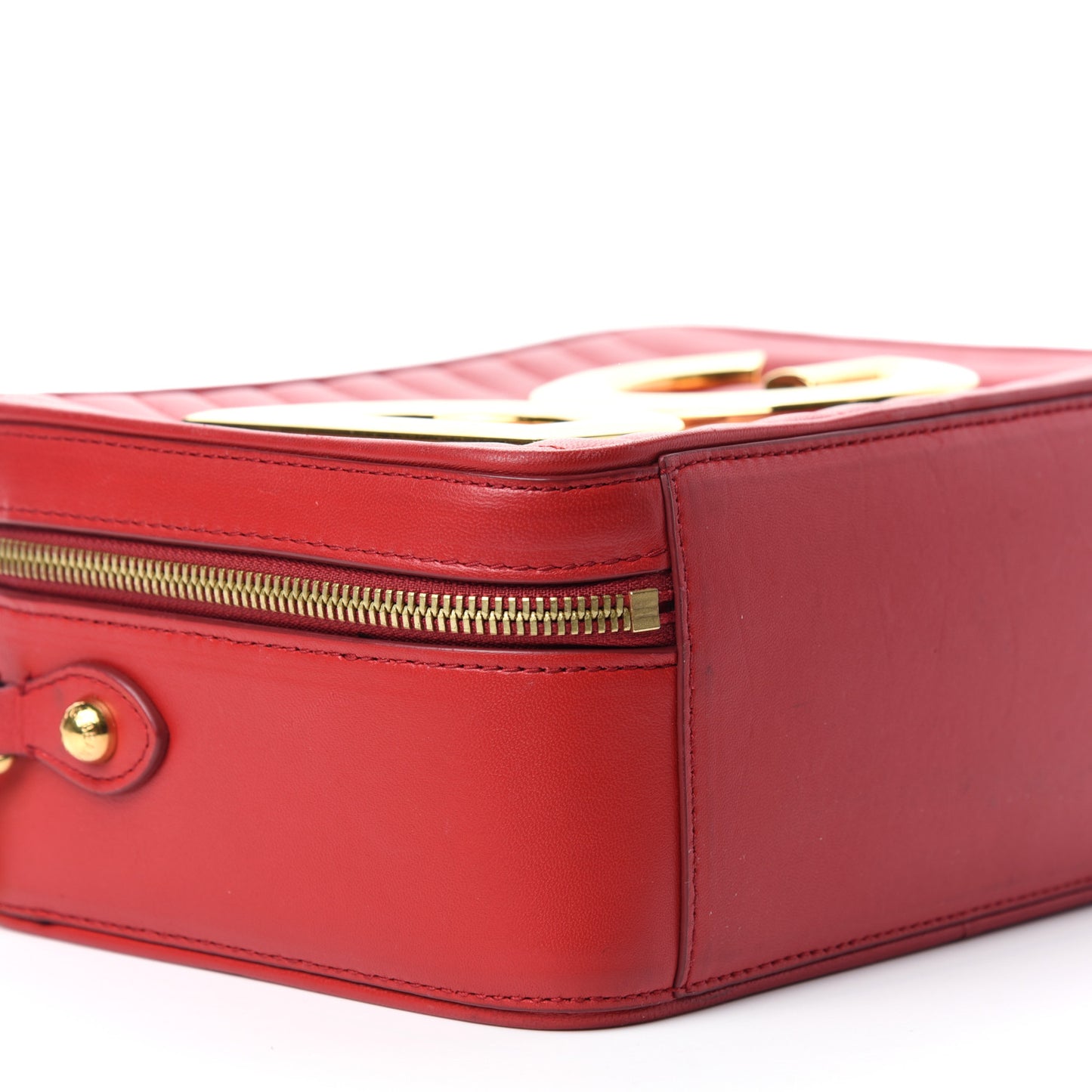 Nappa Quilted DG Girls Camera Bag Red