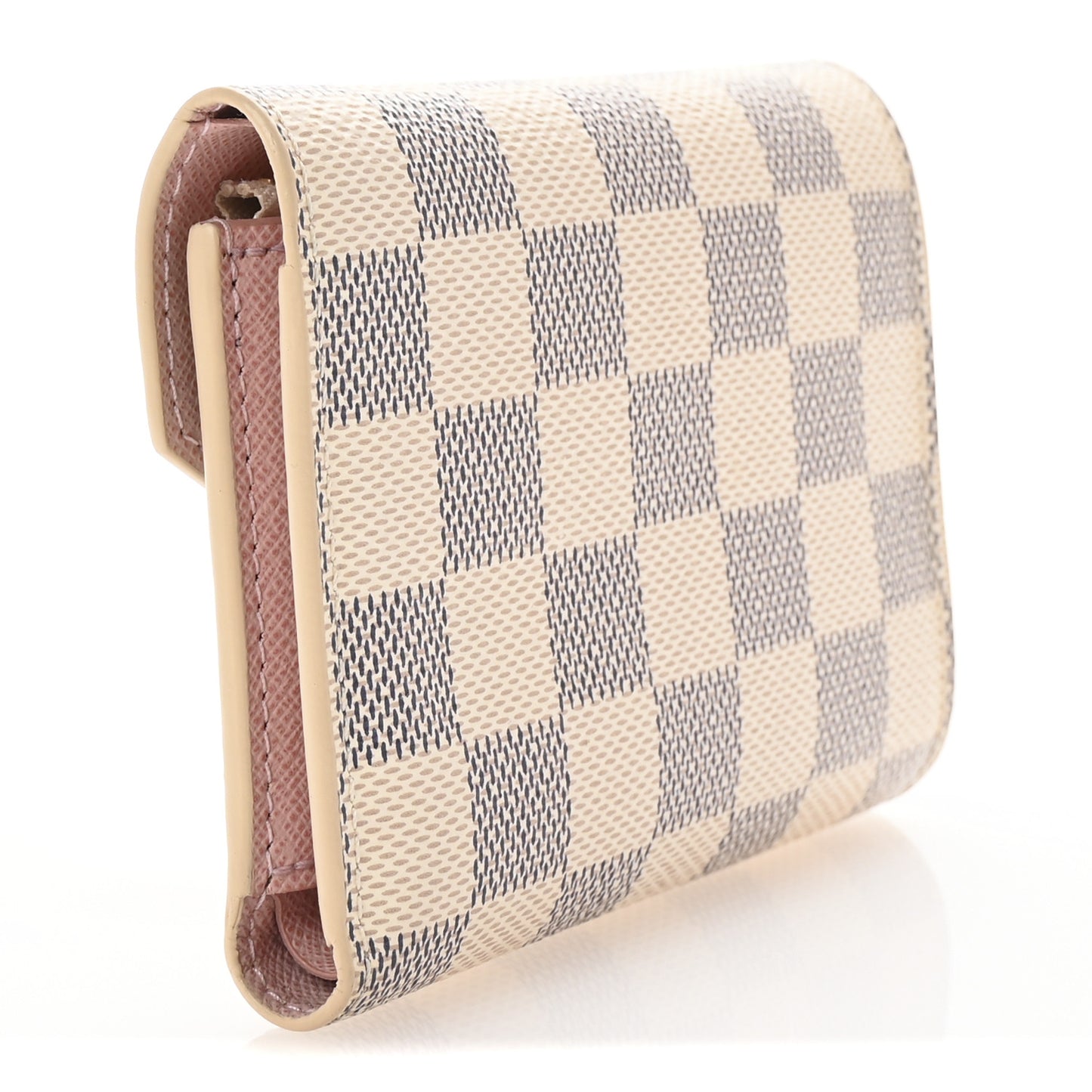 Damier Azur Victorine Wallet Rose Ballerine