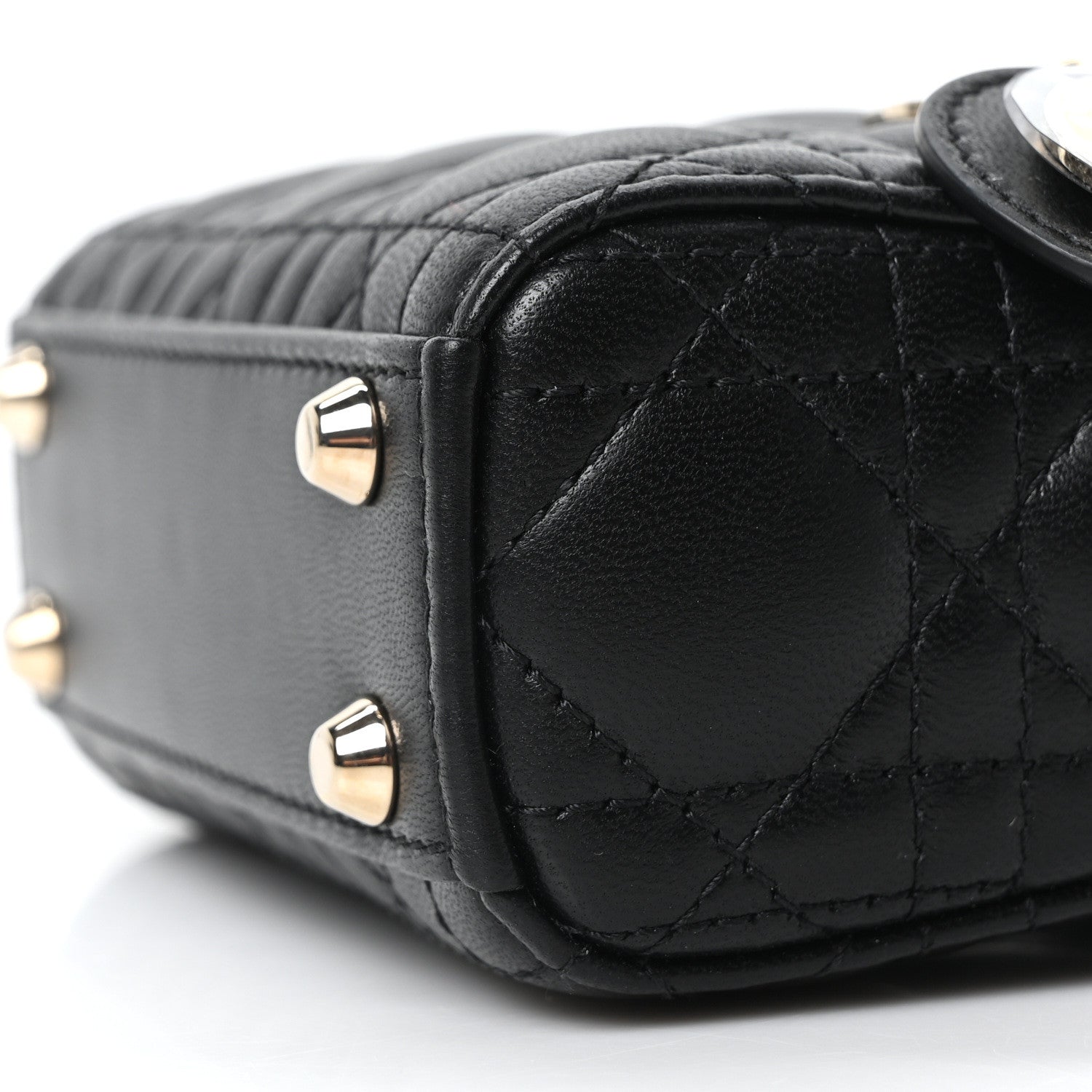 Christian Dior Lambskin Cannage Micro Lady Dior Black 10 of 10