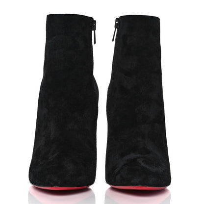 Christian Louboutin Veau Velours Eloise Booty 100 Ankle Boots 36 Black 2 of 7
