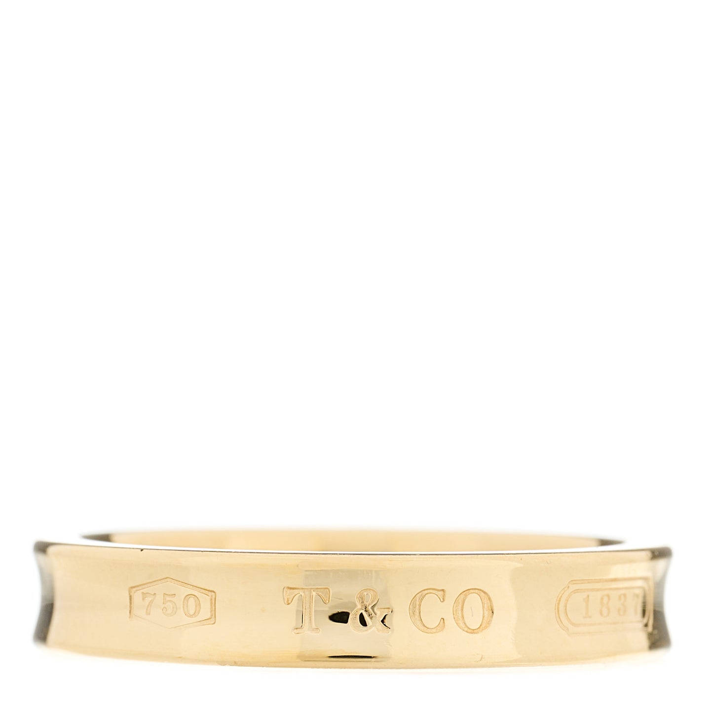 18K Yellow Gold Narrow 1837 Ring 58 8.5