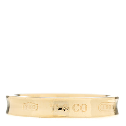 Tiffany 18K Yellow Gold Narrow 1837 Ring 58 8.5 1 of 7