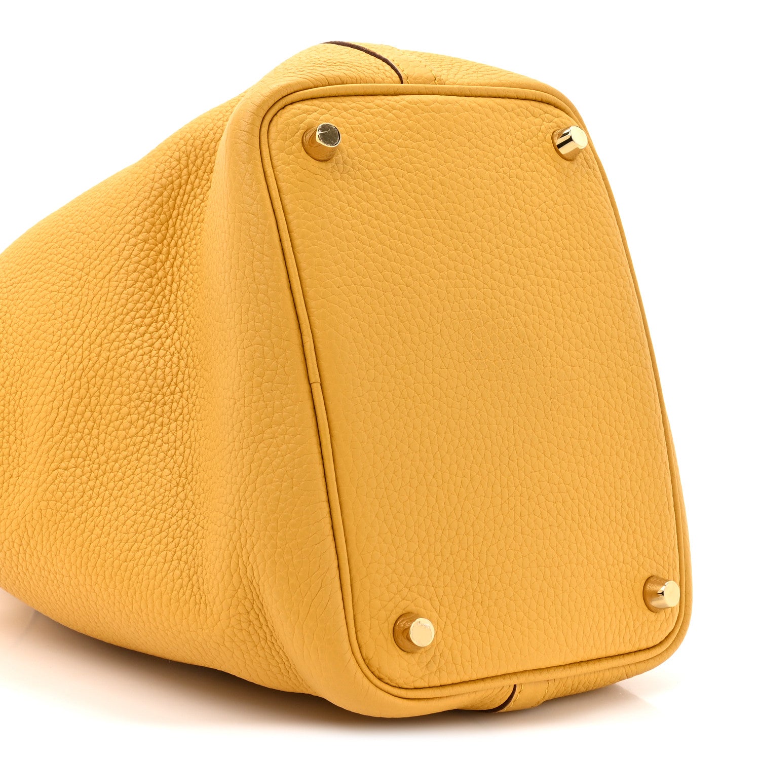 Hermes Taurillon Clemence Picotin Lock 18 PM Jaune Ambre 4 of 11