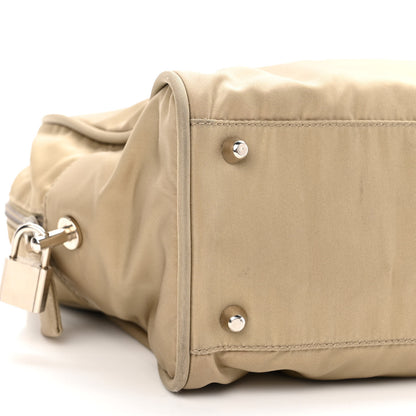 Prada Tessuto Nylon Tote Beige 8 of 10