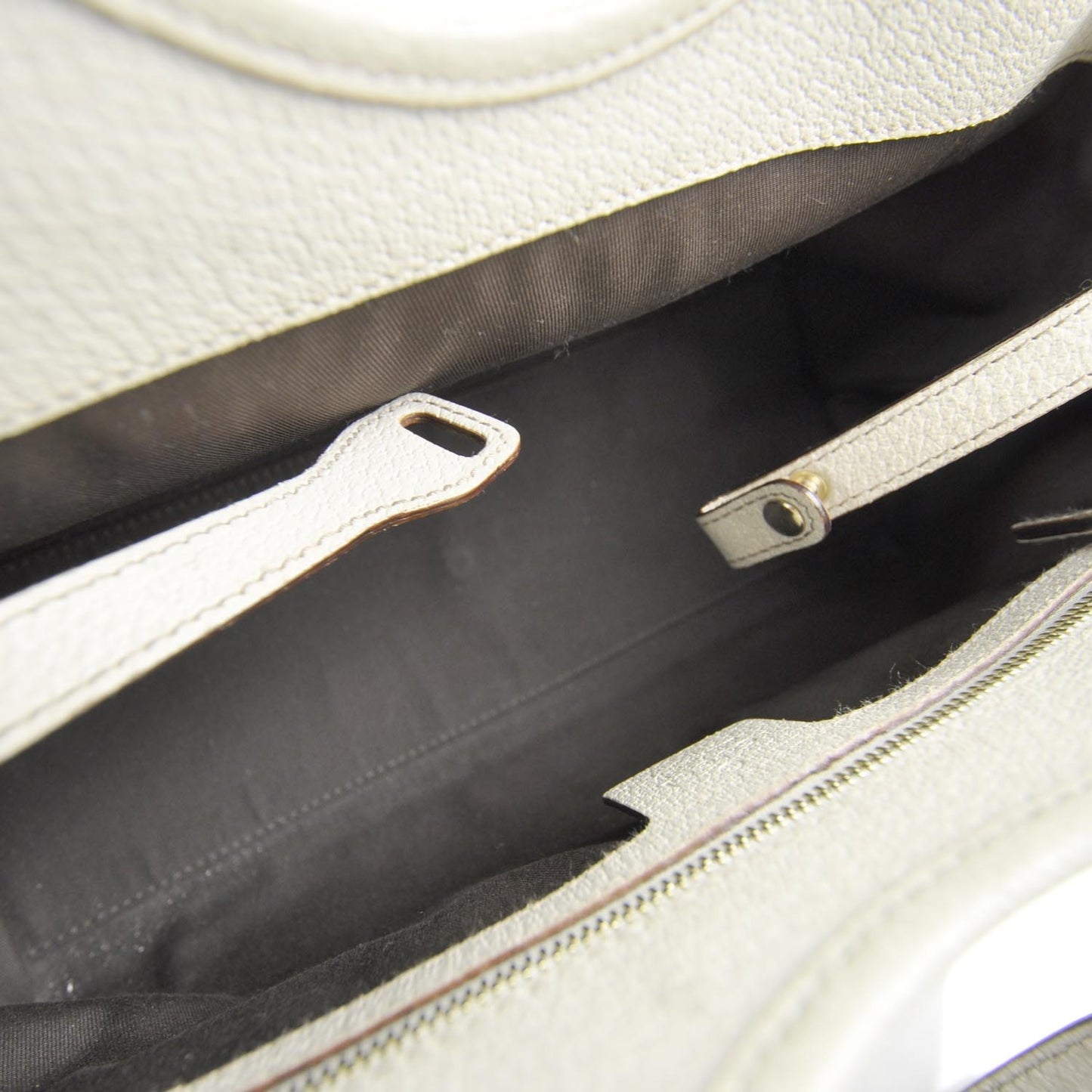 Monogram Glam Shoulder Bag Ivory