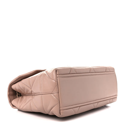 Prada Nappa Triangle Stitched Large Spectrum Bag Cipria 4 of 10