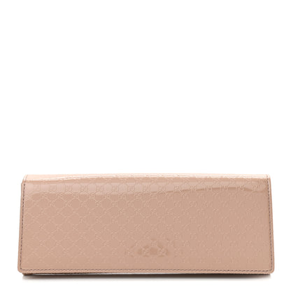Gucci Patent Microguccissima Small Broadway Clutch Dark Cipria 1 of 4