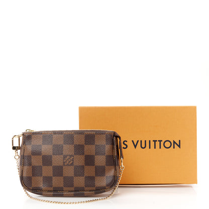 Louis Vuitton Damier Ebene Mini Pochette Accessories 9 of 9