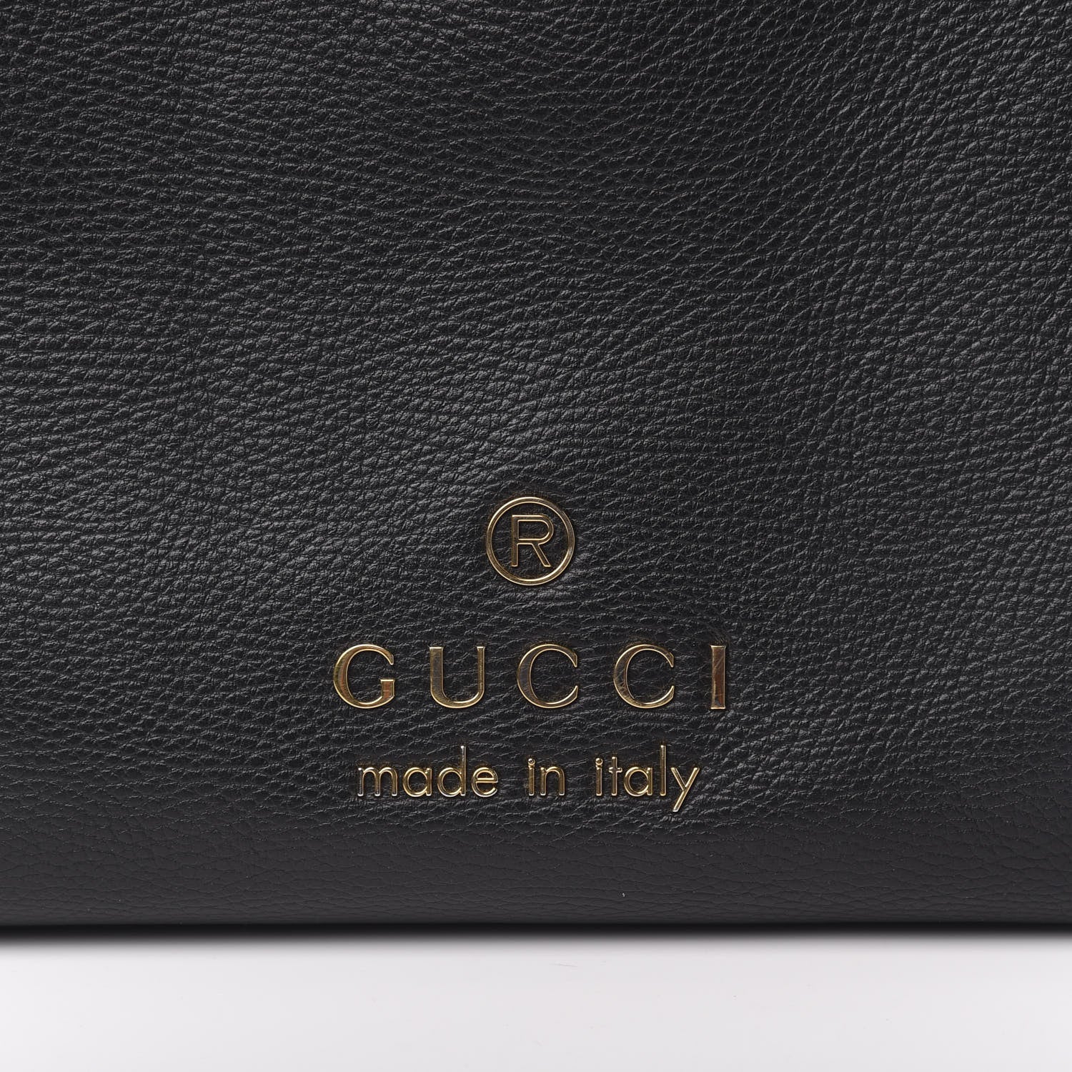 Gucci Calfskin Large Gifford Braided Handle Tote Black 10 of 10