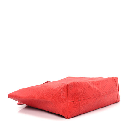 Bottega Veneta Nappa Intrecciomirage Butterfly Tote Red 4 of 12