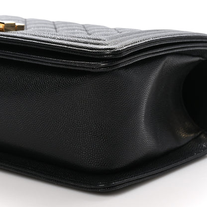 Chanel Caviar Quilted Medium Boy Flap Black 10 of 10