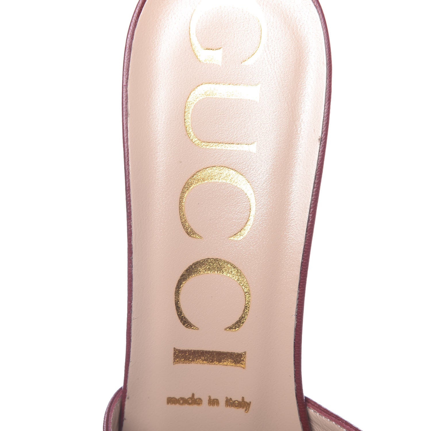 Gucci Malaga Kid Crystal Square G Madelyn Mules 40 Romantic Cerise 6 of 15