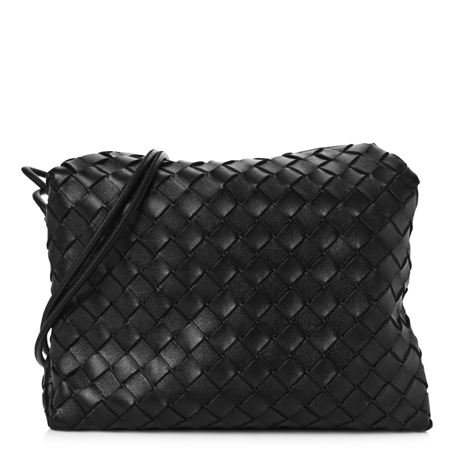 Bottega Veneta Nappa Intrecciato Medium Loop Camera Bag Black 1 of 9