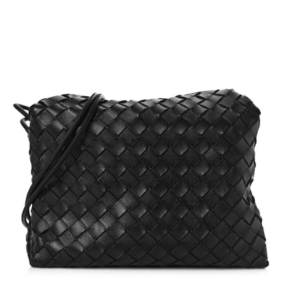 Bottega Veneta Nappa Intrecciato Medium Loop Camera Bag Black 1 of 9