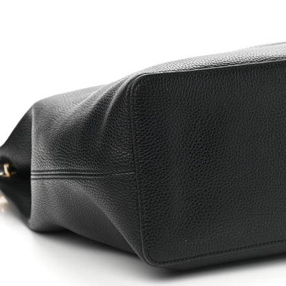 Gucci Pebbled Calfskin Large Soho Hobo Black 8 of 9