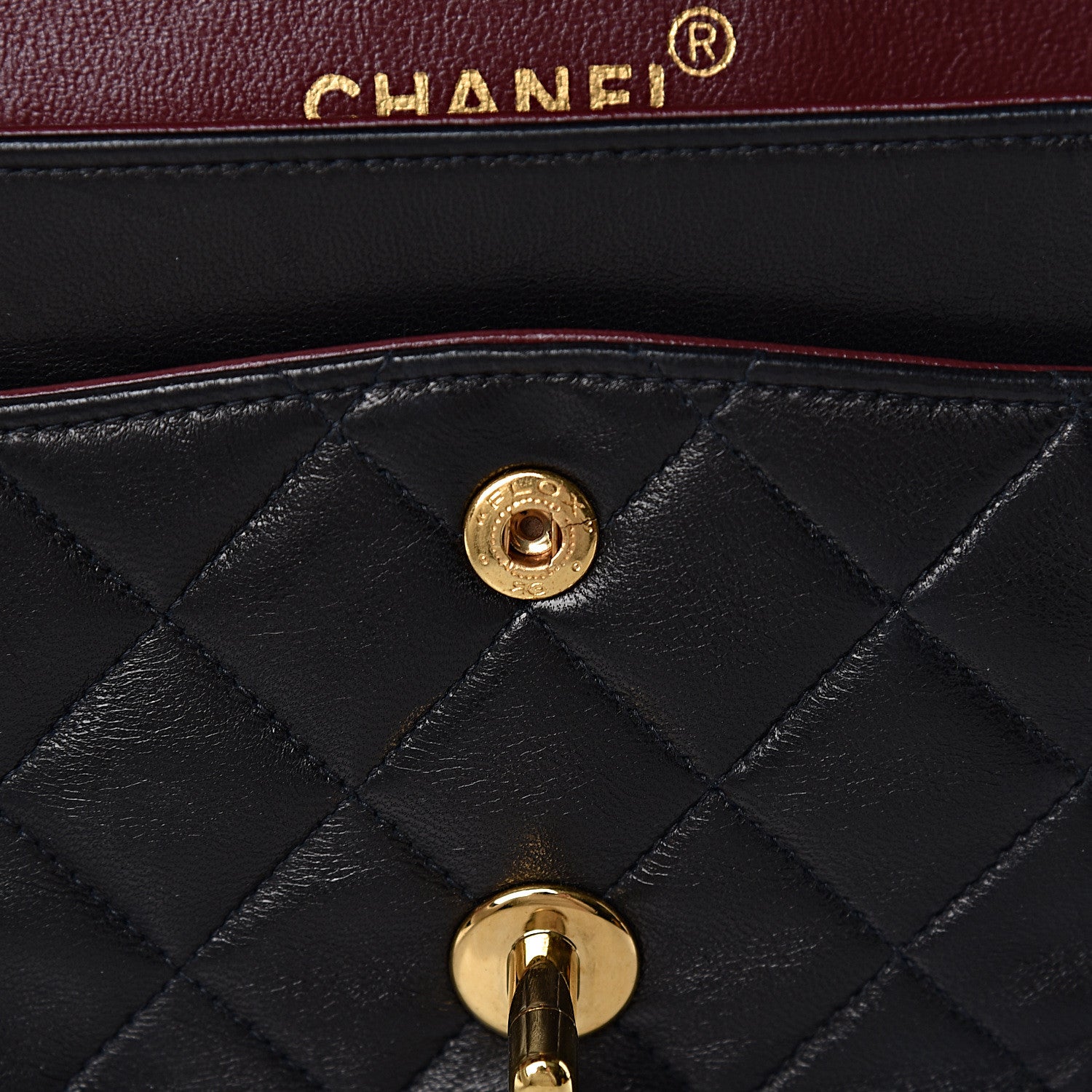 Chanel Lambskin Quilted Small Double Flap Black 15 of 16