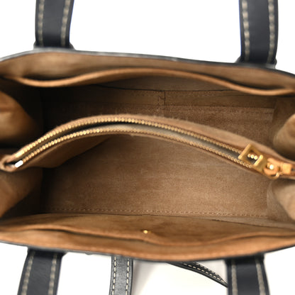 Loewe Calfskin Small Gate Tote Midnight Blue 5 of 9