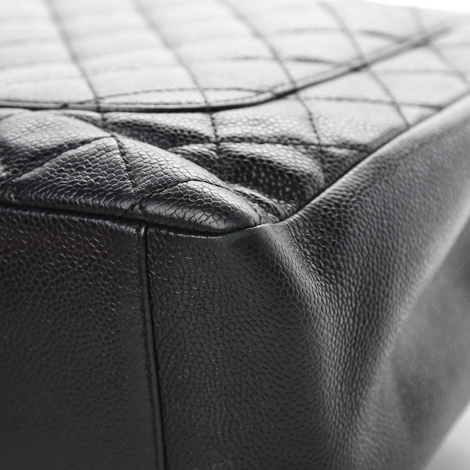 Chanel Caviar Quilted Grand Shopping Tote GST Black 11 of 14