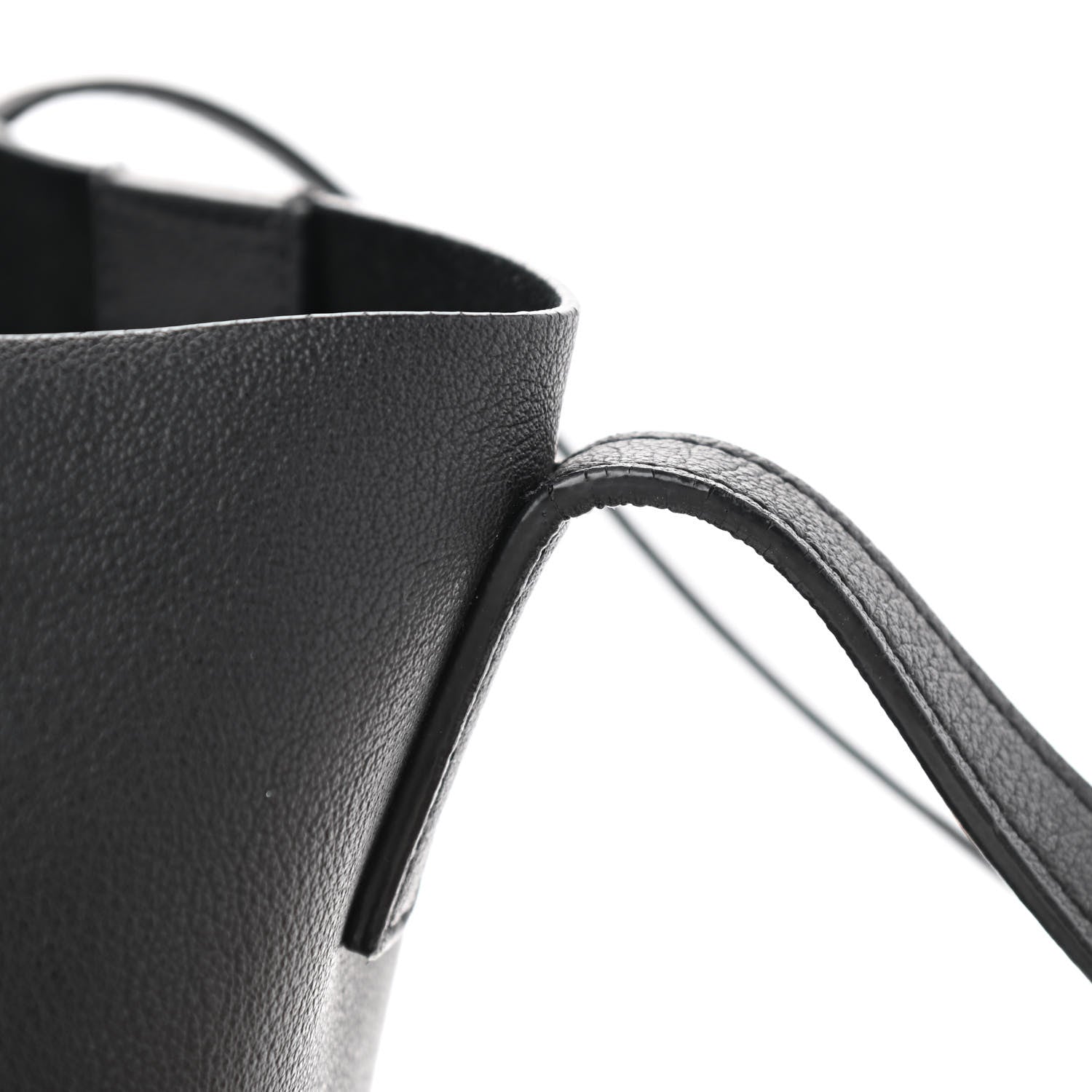 Saint Laurent Calfskin Large Shopping Tote Black 21 of 23