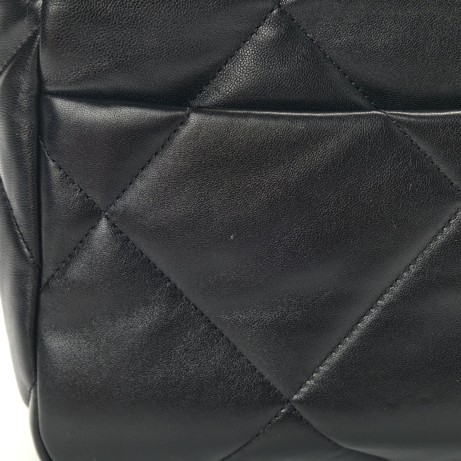 Chanel Lambskin Quilted Medium Chanel 19 Flap Black 10 of 10