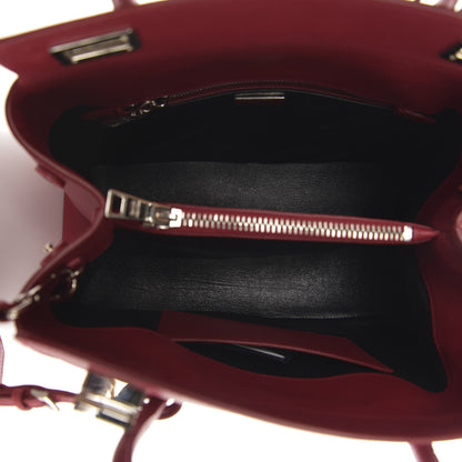 Prada Saffiano Cuir Twin Tote Fuoco 6 of 12