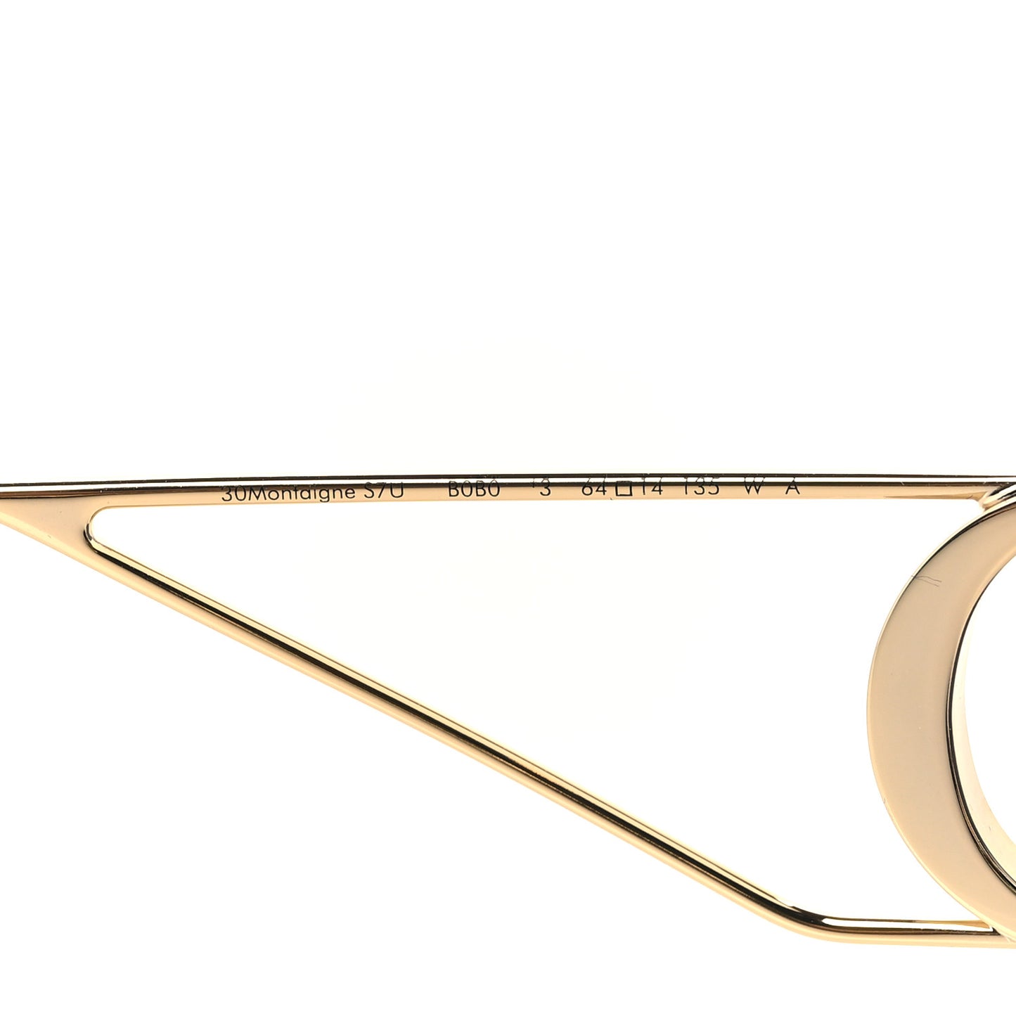 Square 30 Montaigne S7U Sunglasses Blue