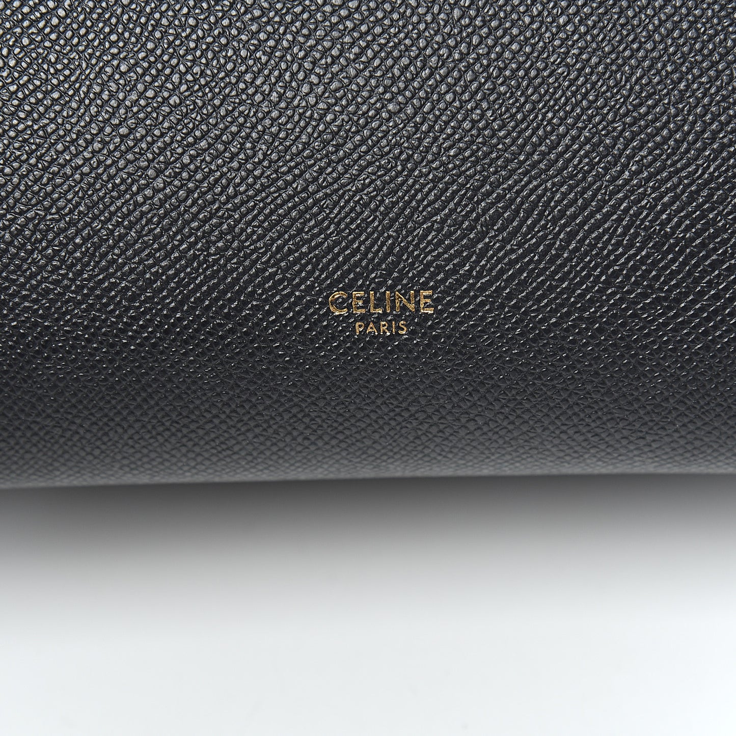 Grained Calfskin Micro Belt Bag Black