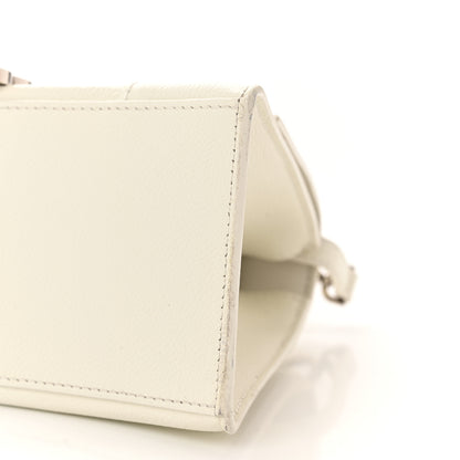 Balenciaga Grained Calfskin Small Hourglass Top Handle Bag White 9 of 16