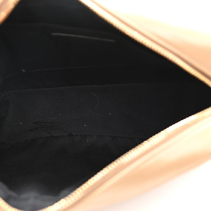 Saint Laurent Calfskin Matelasse Monogram Lou Camera Bag Dark Latte 5 of 13