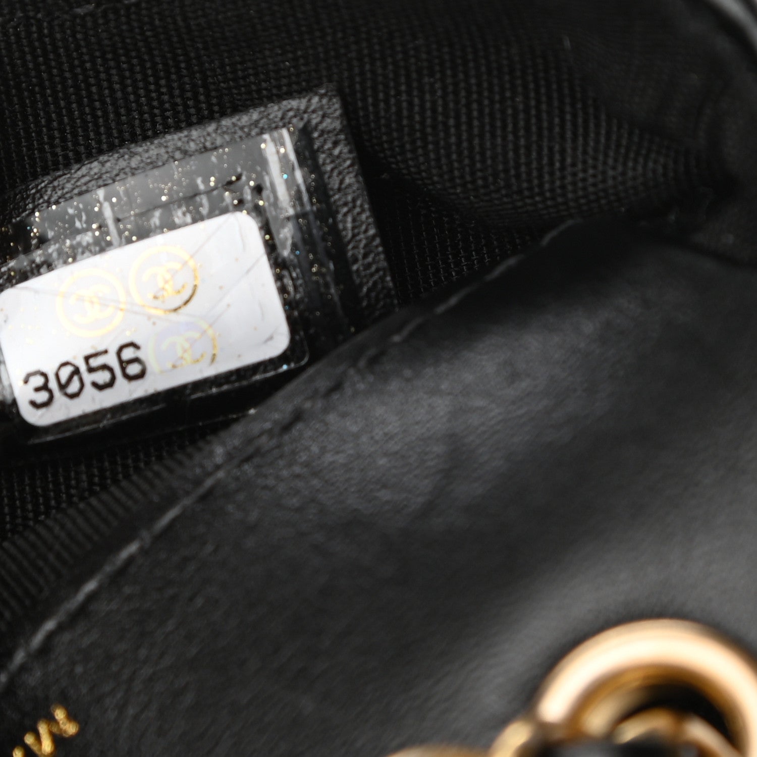 Chanel Shiny Aged Calfskin Quilted Waist Belt Bag Black 8 of 8