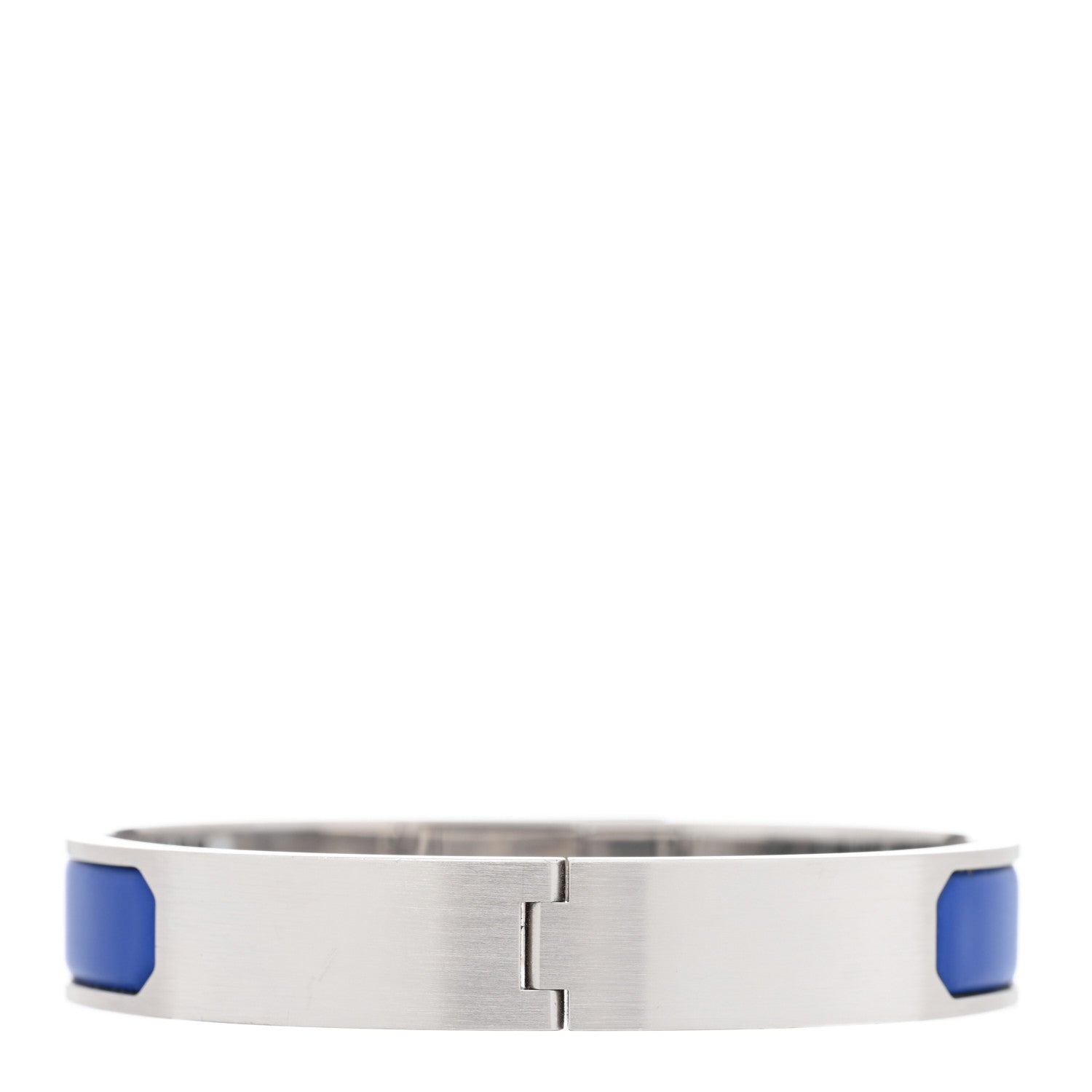 Hermes Matte Enamel Jet Bracelet T5 Bleu Royal 3 of 5